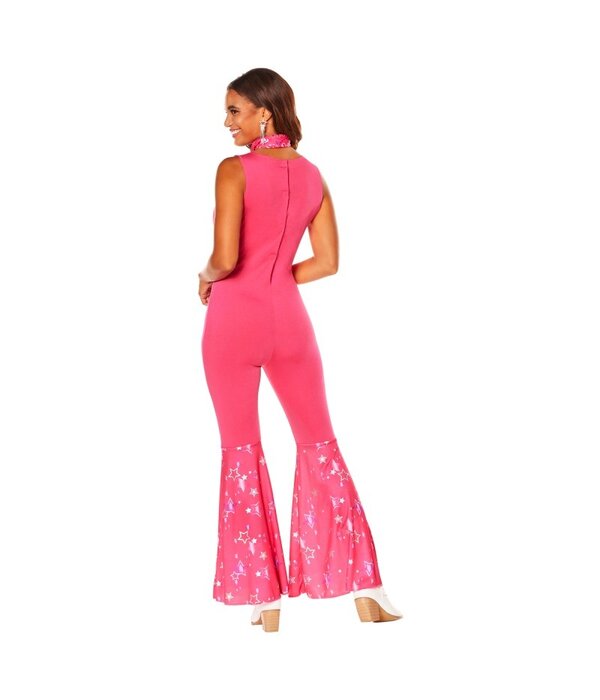 Barbie Western Jumpsuit Roze volwassenen ™