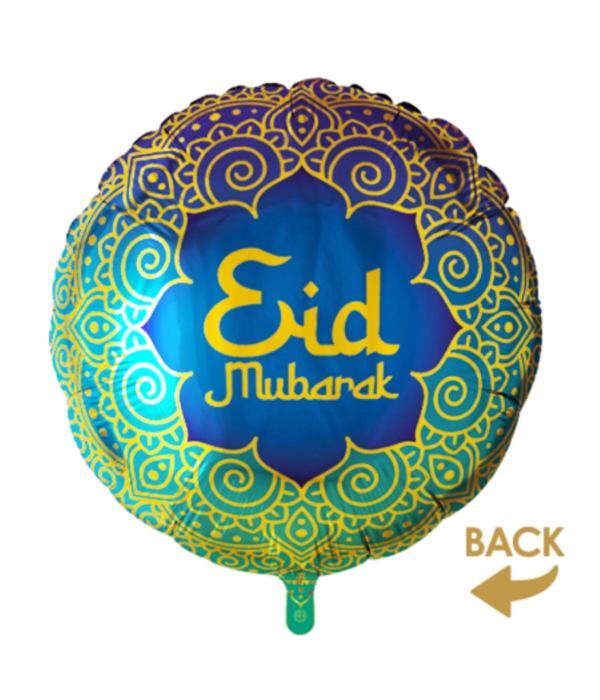 Folieballon Eid Mubarak Dubbel Bedrukt (46cm)