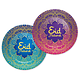 Bordjes Eid Mubarak Paars/Blauw (8st)