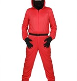 Squid Game Pak Rood Met Masker Cirkel