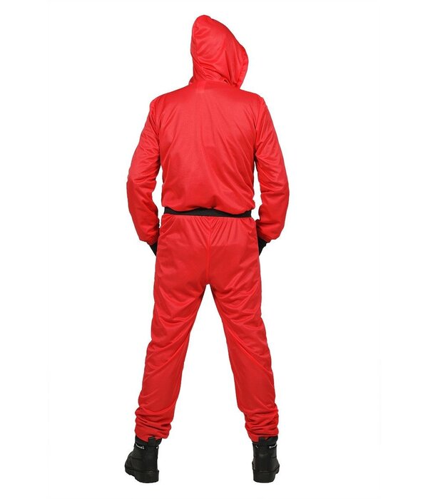 Squid Game Pak Rood Met Masker Cirkel