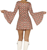 Disco Jurkje Dames Ruiten Psychedelisch