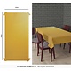 Tafelkleed Goud Folie (137x274cm)