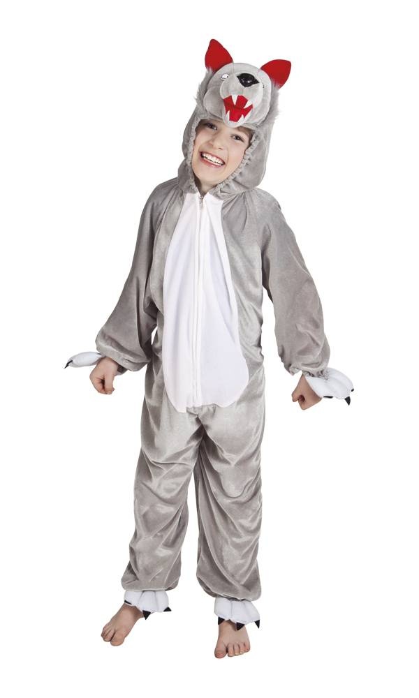 Wolf Kinderkostuum Pluche (140cm) afbeelding