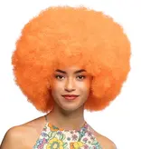 Pruik Sugar Neon Oranje