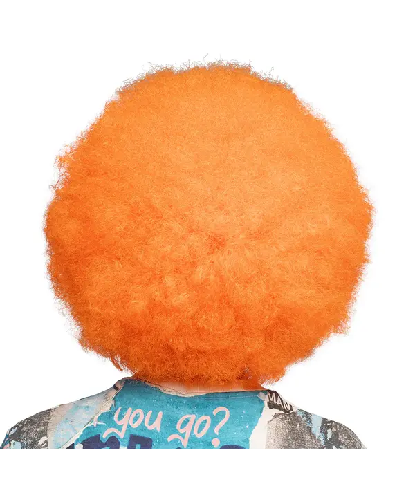 Pruik Sugar Neon Oranje