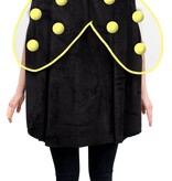 Bijencape Pluche Met Mouwspleten