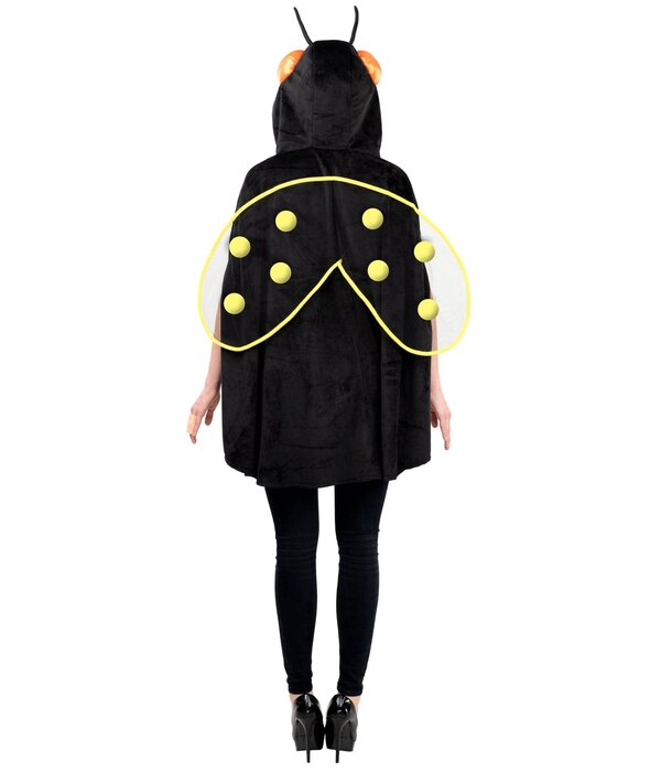 Bijencape Pluche Met Mouwspleten