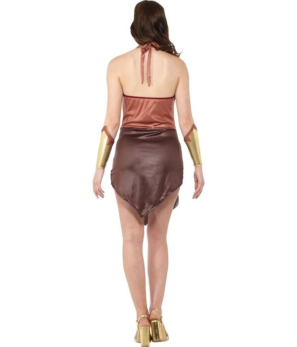 Sexy Gladiator Kostuum Bruin/Goud