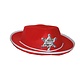 Sheriff Hoed Kind Rood (50cm)