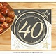 Servetten 40 Jaar Zwart & Goud Chique