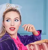 Tiara met Sluier Bride Goud