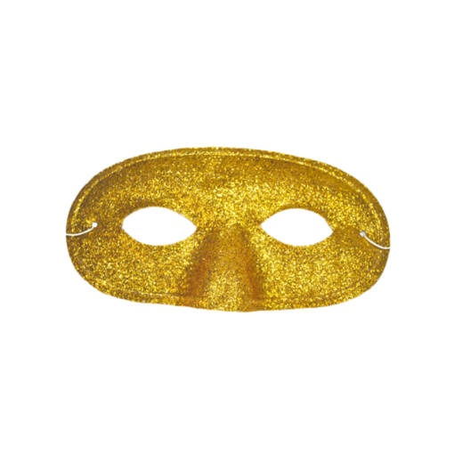 Oogmasker Goud met glitters