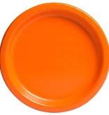 Oranje Feestborden Pumpkin 23cm (16st)
