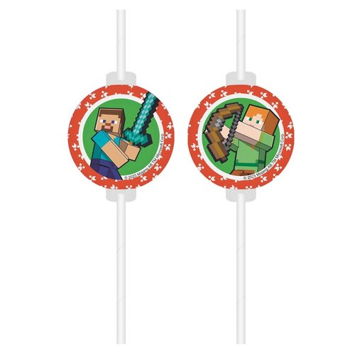 Minecraft Medaillon Rietjes (4st)