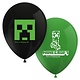 Bedrukte Minecraft Ballonnen Creeper 30cm (8st)