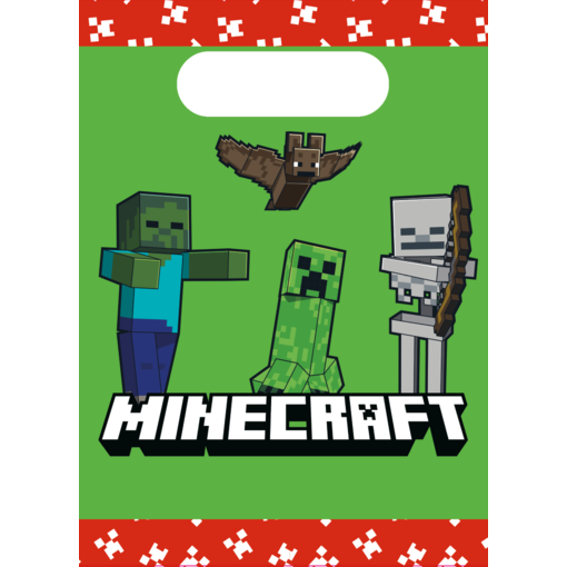 Minecraft Uitdeelzakjes (4st)