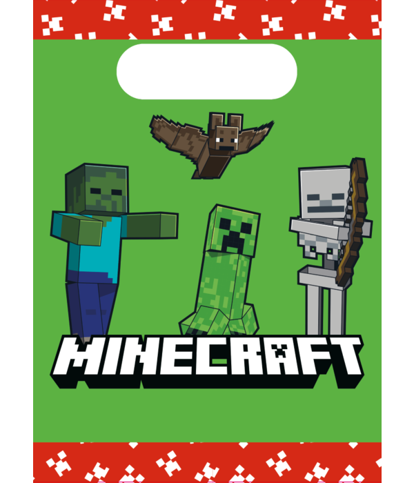 Minecraft Uitdeelzakjes (4st)