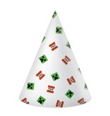 Feesthoedjes Minecraft (6st)