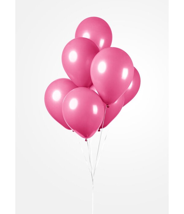 Ballonnen Hot Pink 30cm (10st)