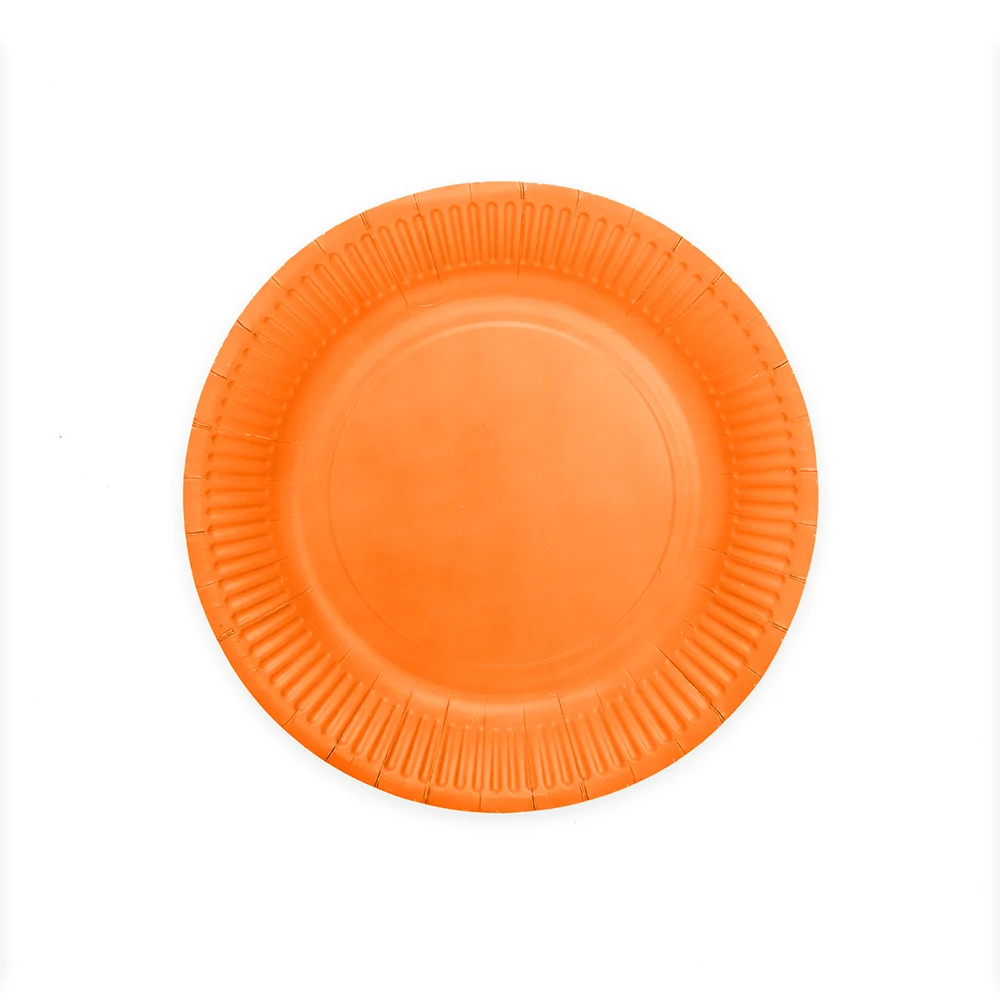 Bordjes Oranje FSC 18cm (8st) afbeelding
