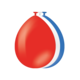 Ballonnen Rood-Wit-Blauw (50st)