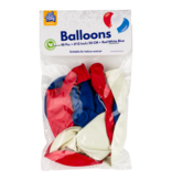 Ballonnen Rood-Wit-Blauw (10st)