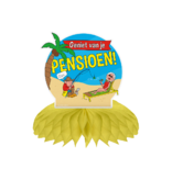 Tafeldecoratie Geniet Van Je Pensioen Geel