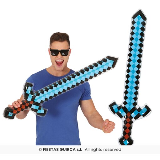 Opblaasbaar Diamond Sword (90cm)