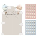 Stembord Baby Balloons Gender Reveal Classic