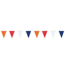 Vlaggenlijn Oranje-Rood-Wit-Blauw (10m)