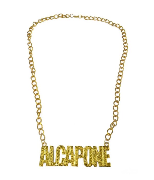 Halsketting Al Capone Goud