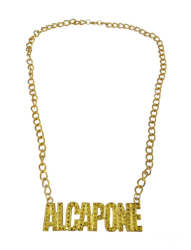 Halsketting Al Capone Goud afbeelding