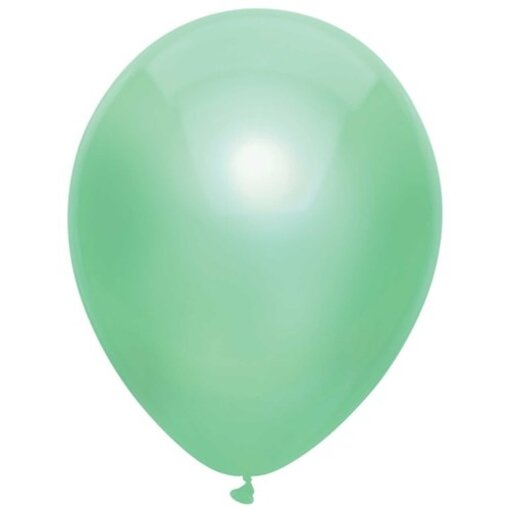 Ballonnen Metallic Mint Groen (100st)