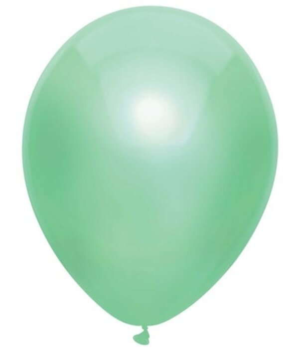 Ballonnen Metallic Mint Groen (100st)