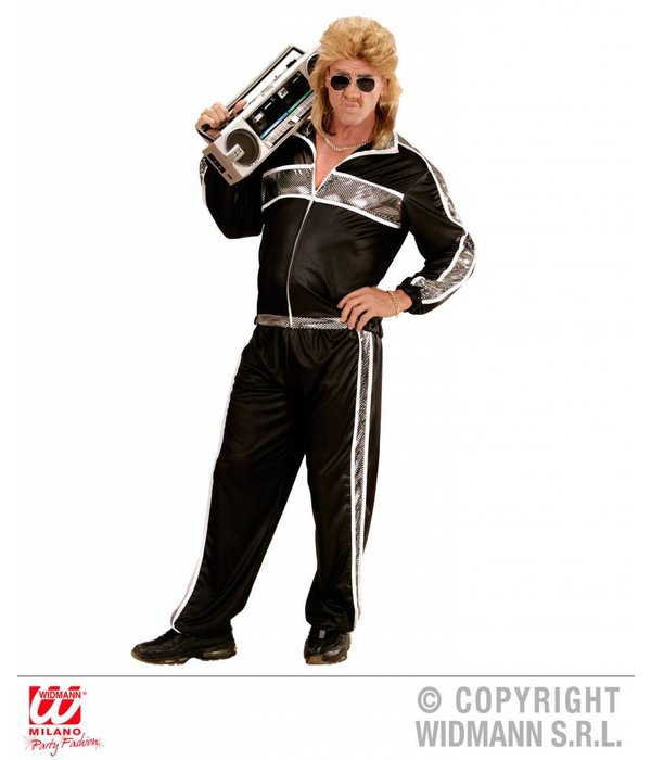 Trainingspak disco zwart