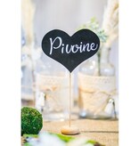 Tafel Naam Bordjes Leisteen/Hout (6st)