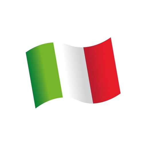 Houten Tafeldecoratie Italiaanse Vlag (16st)