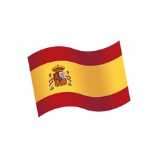 Houten Tafeldecoratie Spaanse Vlag (16st)