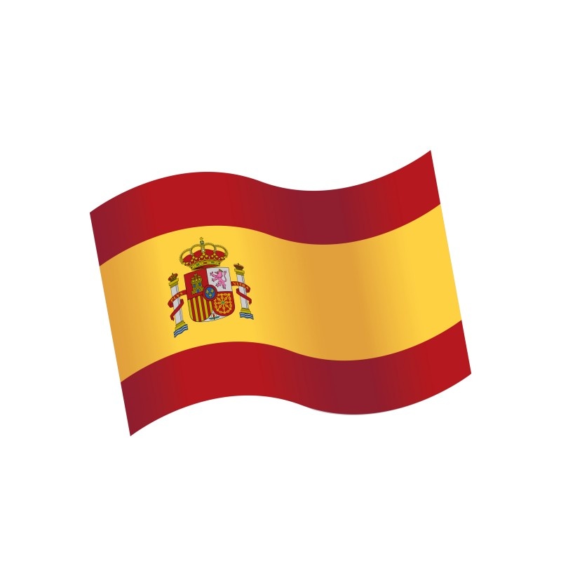 Houten Tafeldecoratie Spaanse Vlag (16st) afbeelding
