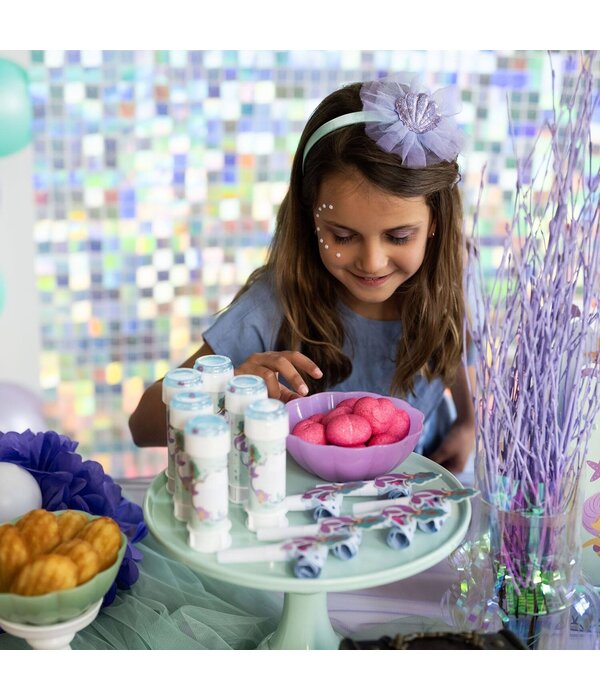 Bellenblaas Stickers Zeemeermin Magic (6st)