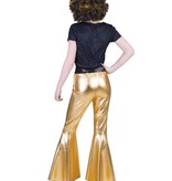 Disco Fever Flarepants Goud Dames