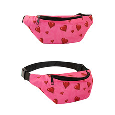 Heuptasje Roze Met Hartjes