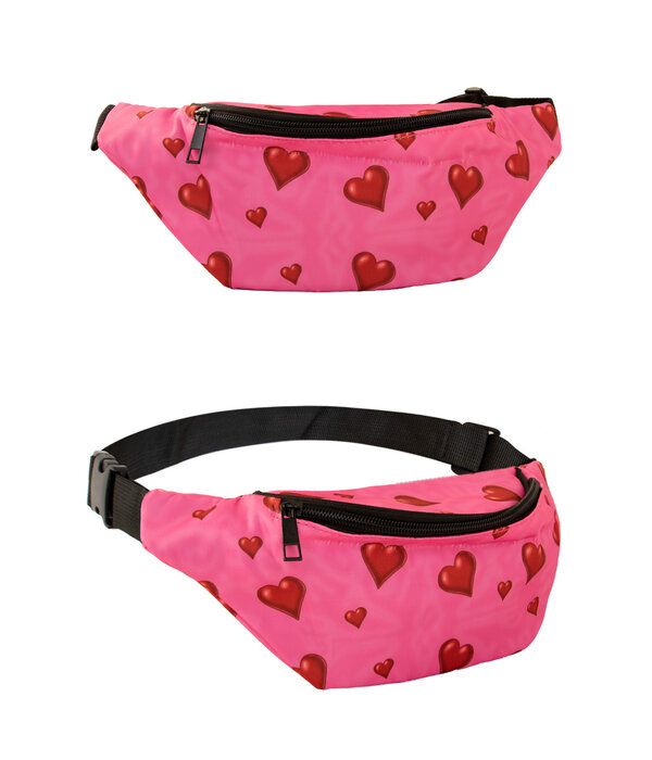 Heuptasje Roze Met Hartjes