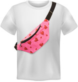 Heuptasje Roze Met Hartjes