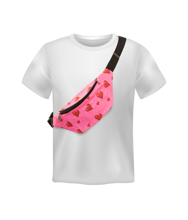 Heuptasje Roze Met Hartjes