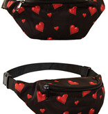 Heuptasje Zwart Met Hartjes