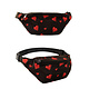 Heuptasje Zwart Met Hartjes