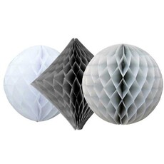 Honeycomb Set Chique Grijs (3st)