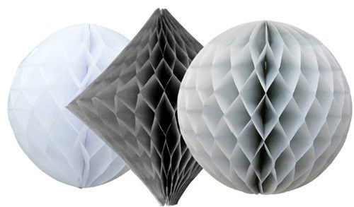 Honeycomb Set Chique Grijs (3st) afbeelding